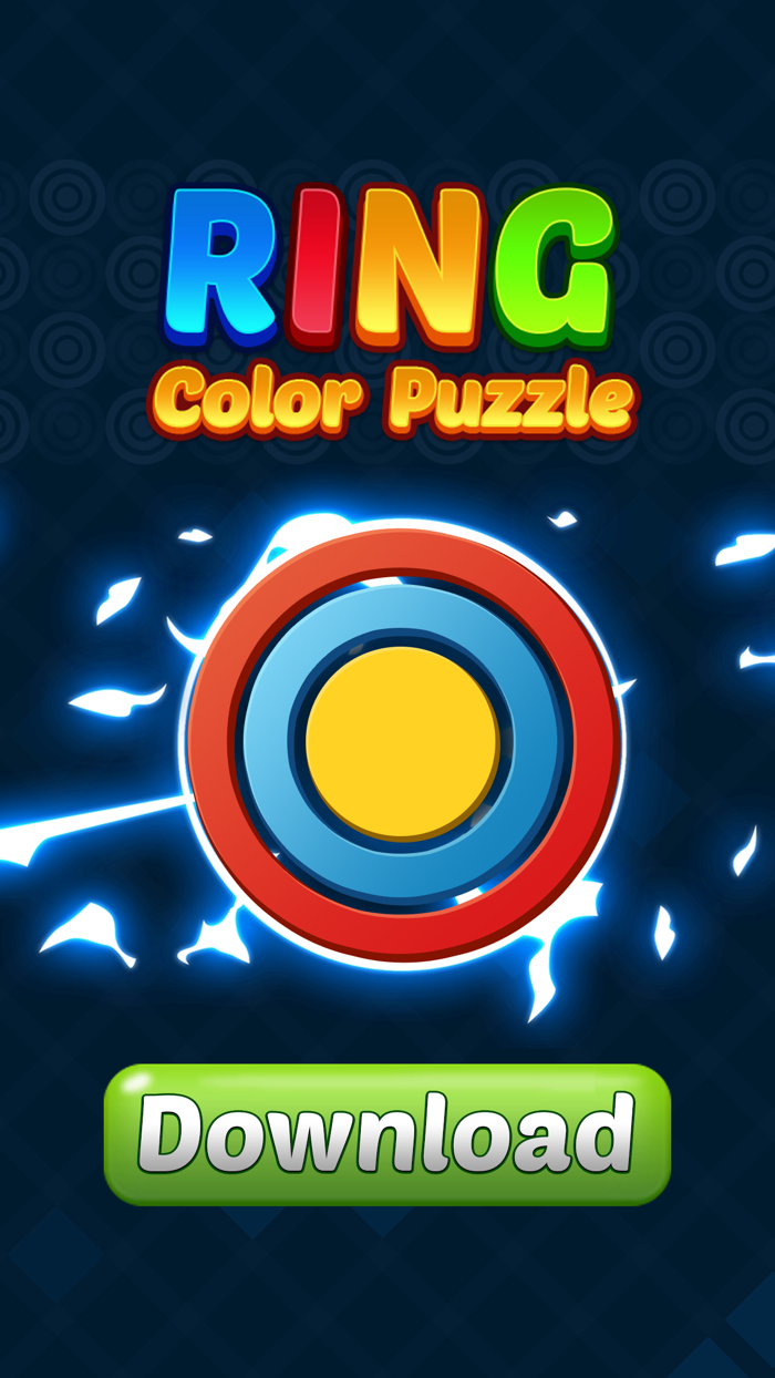 Match Color Rings Game Puzzle