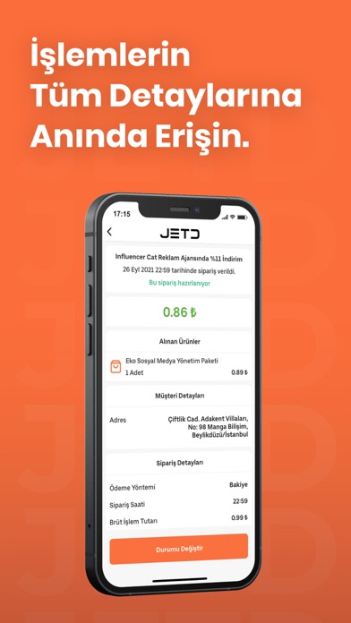 Jetd Seller Screenshot