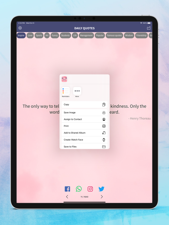Screenshot #5 pour Motivational - Daily Quotes