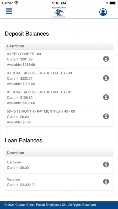 Corpus Christi Postal Mobile Screenshot