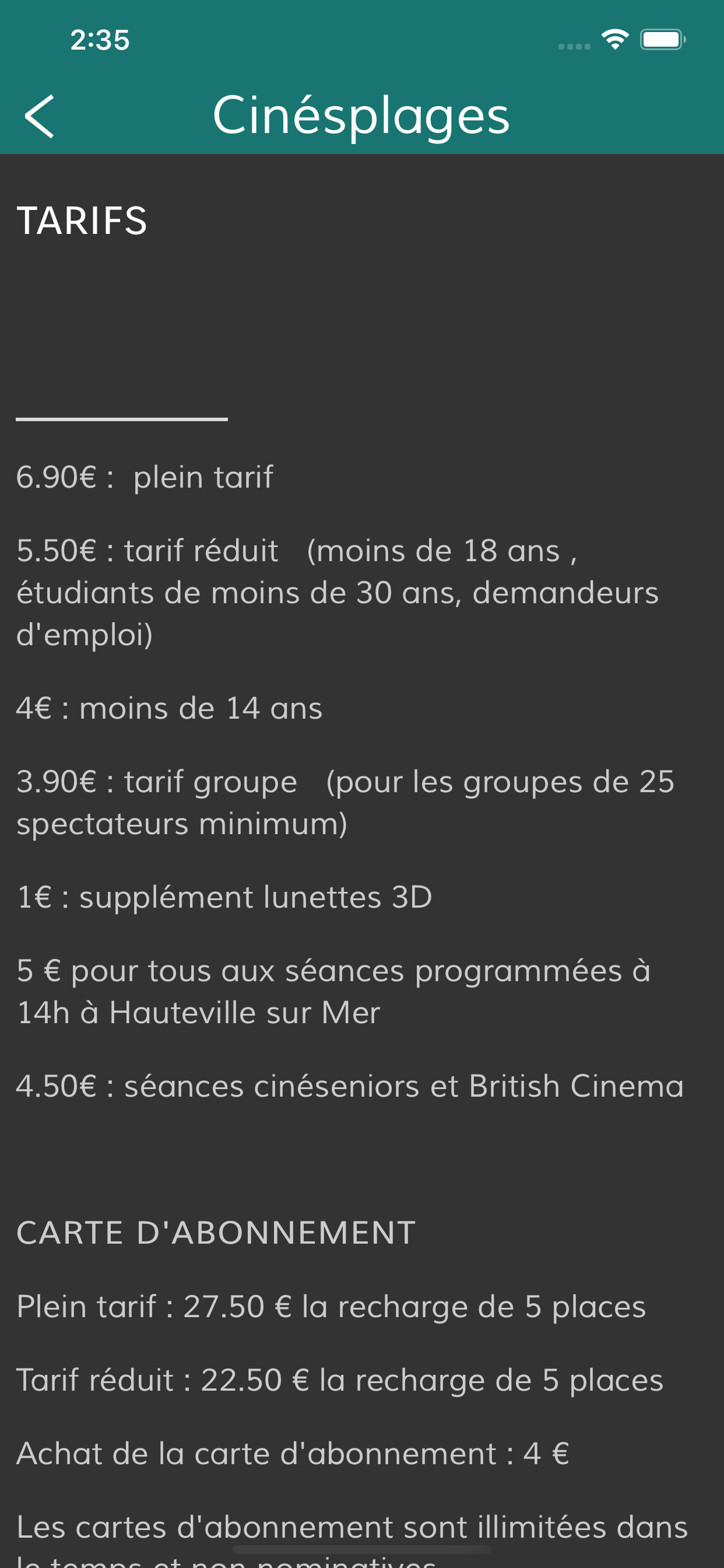 cinésplages
