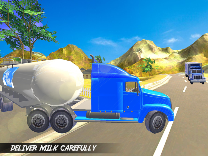 Milk Transport Dairy Van 3D