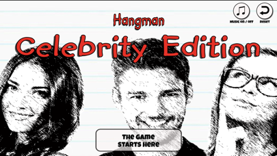 Hangman Celebrity Edition Screenshot