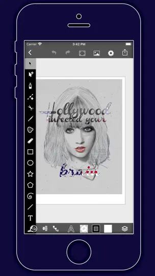 Скриншот VectorPaint на iPhone 1