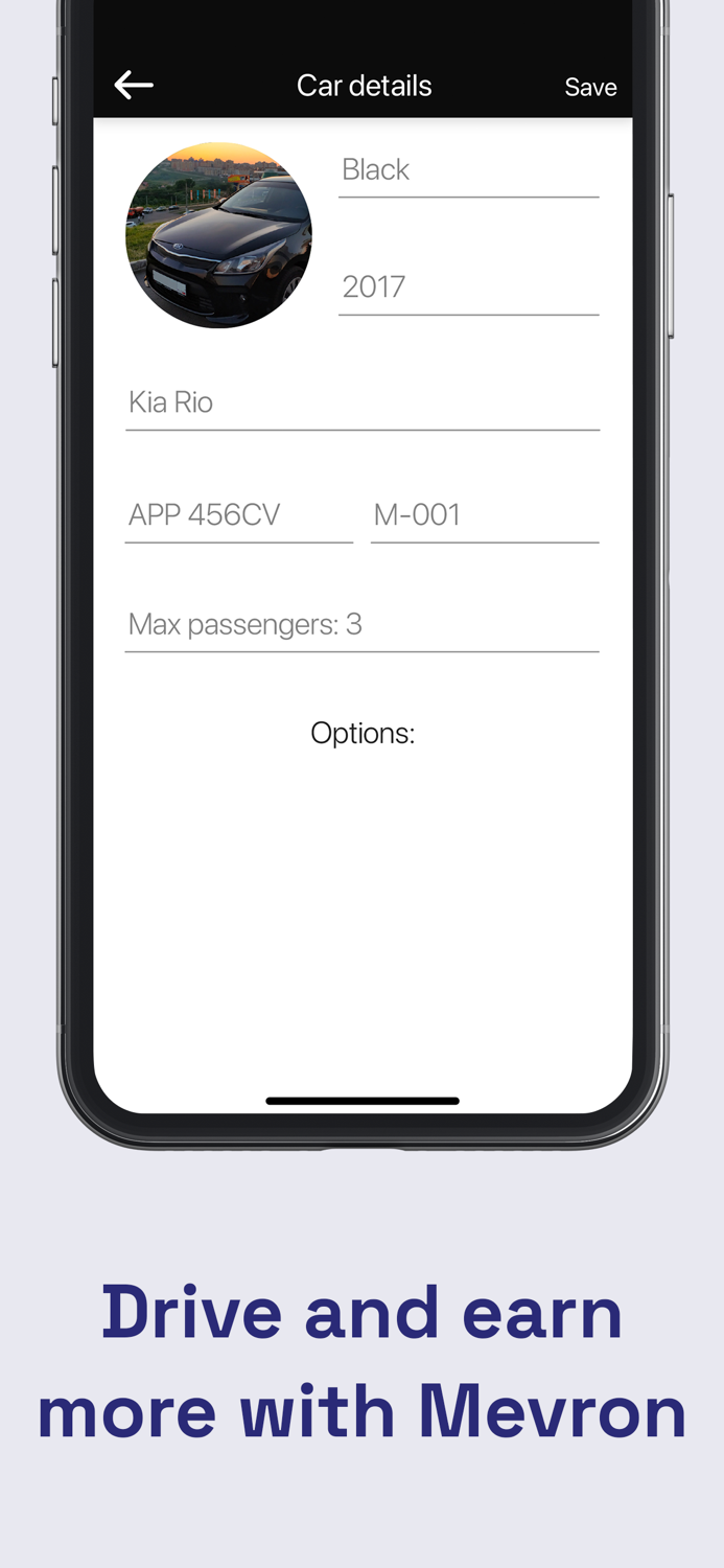 Mevron Driver App