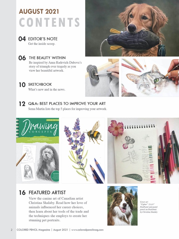 Screenshot #5 pour COLORED PENCIL Magazine