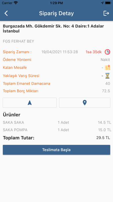 Saka Su Teslimatçı Screenshot