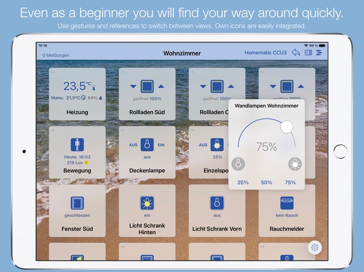 pocket control HM for iPad