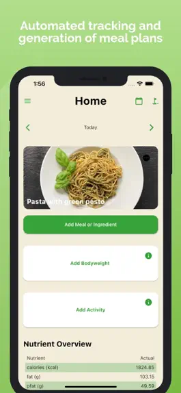 Game screenshot Nutrizi - Calorie Counter mod apk