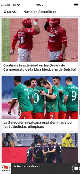 Game screenshot W Deportes México hack