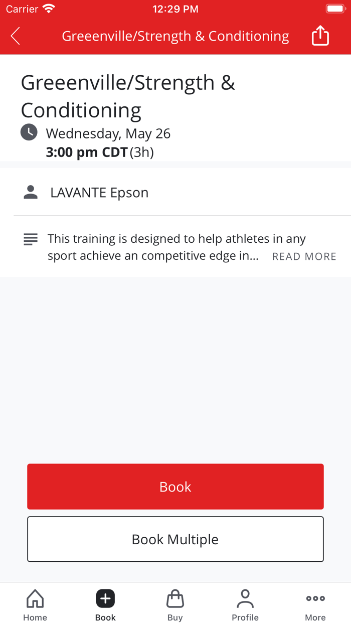 BUC Athletics Training Center