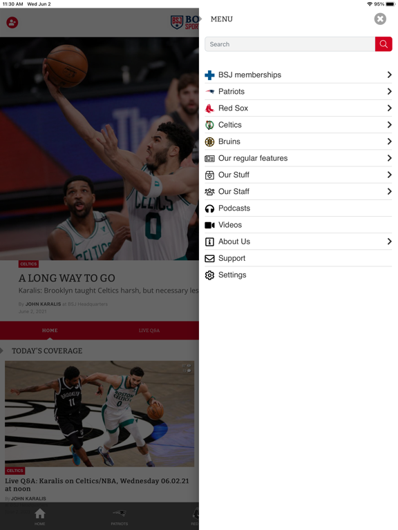 Screenshot #5 pour Boston Sports Journal