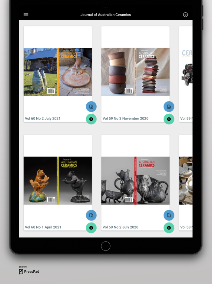 Journal of Australian Ceramics
