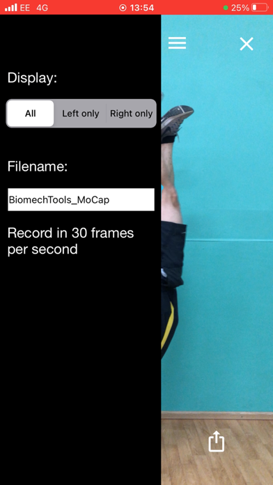 Screenshot 3 of BiomechTools App