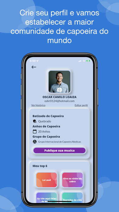Cancioneiro de Capoeira Screenshot