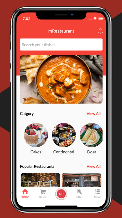 mRestaurant Screenshot