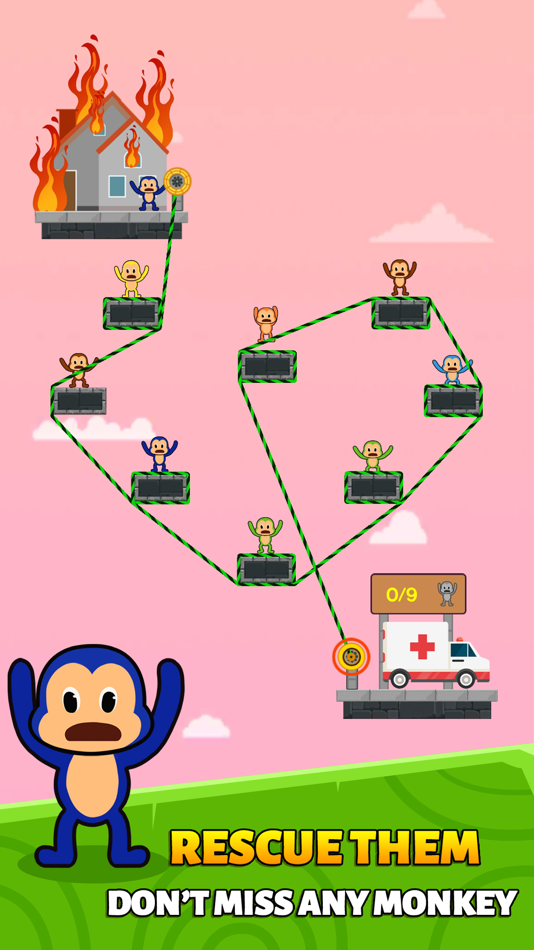 #8. Monkey Rope Puzzle (iOS) 由: Ha Hoang