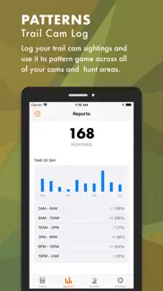 patterns: trail cam log iphone screenshot 1