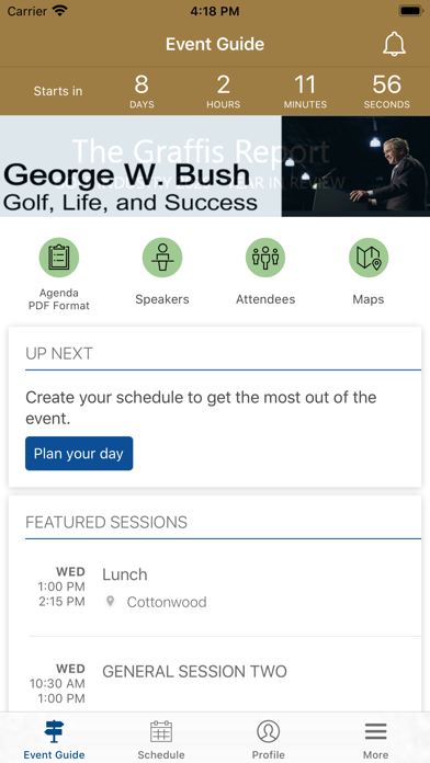 NGF Golf Business Symposium Screenshot