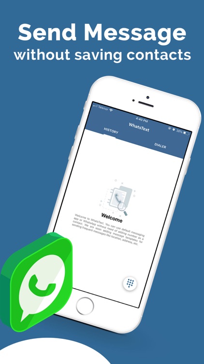 WhatsText Send Direct Message