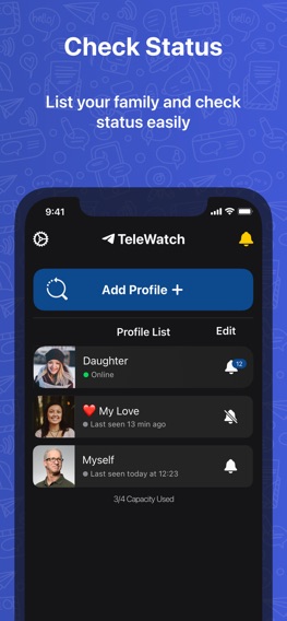 TeleWatch tracker for Telegramのおすすめ画像3