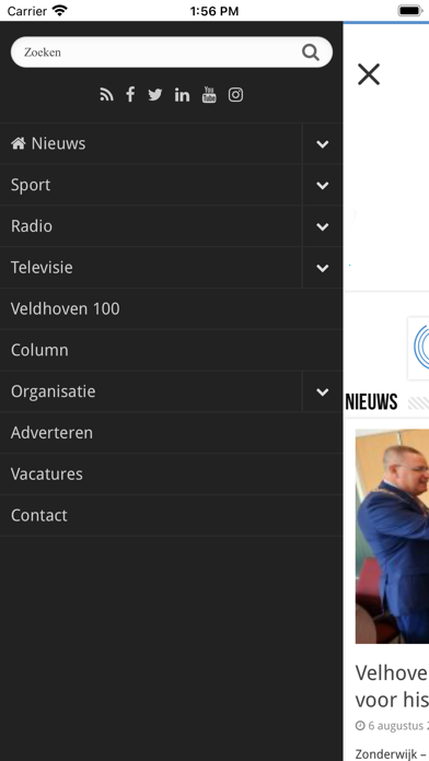 Omroep Veldhoven Screenshot