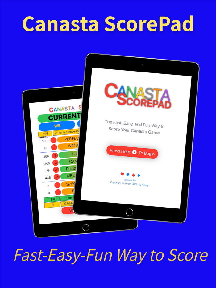 Canasta ScorePad