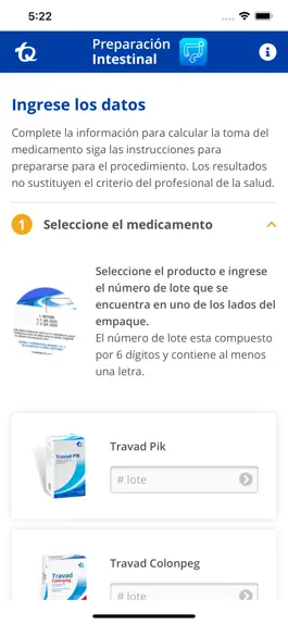 Game screenshot Preparación Intestinal apk