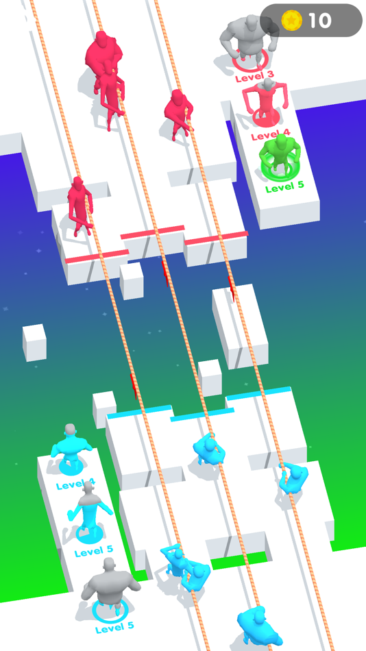 #4. Tug Of War: Merge 4D (iOS) 来自: Volodymyr Delinskyi