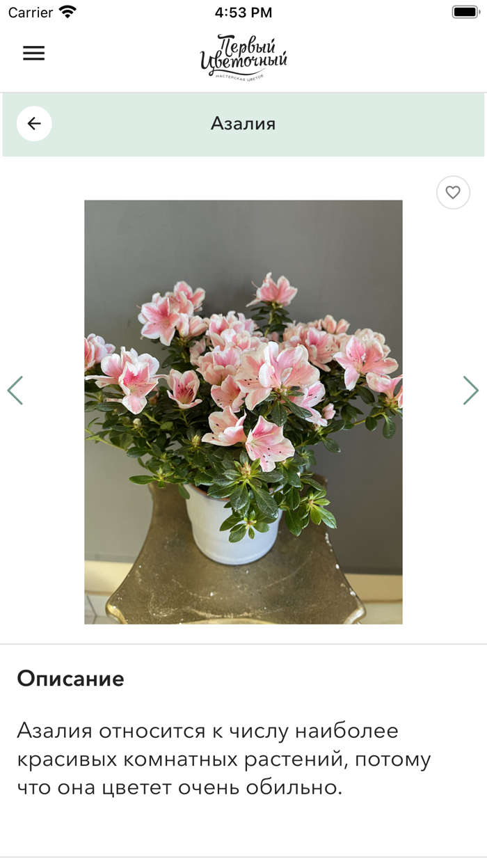 Первый цветочный