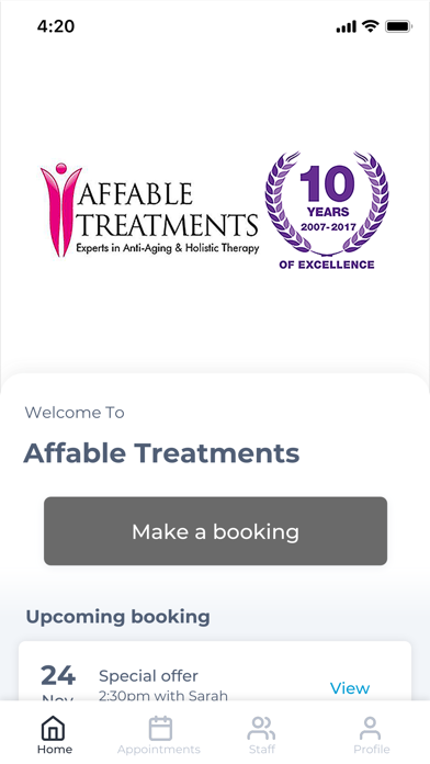 Affable Treatments Screenshot