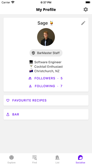 BarMaster - Cocktail Recipes Screenshot