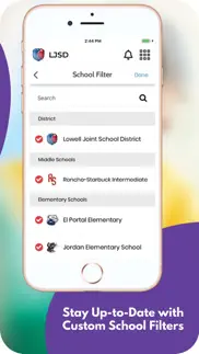 lowell joint school district iphone screenshot 2
