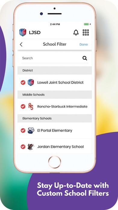 Lowell Joint School District Screenshot