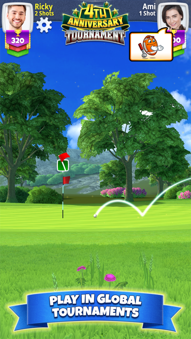 Screenshot from Golf Clash