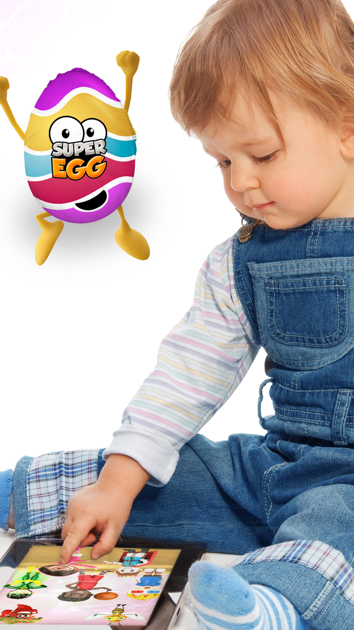 Surprise egg game for toddlers