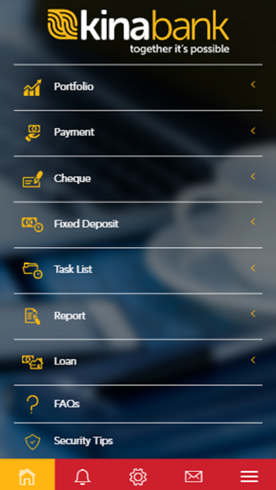 Kina Corporate Mobile Banking Screenshot