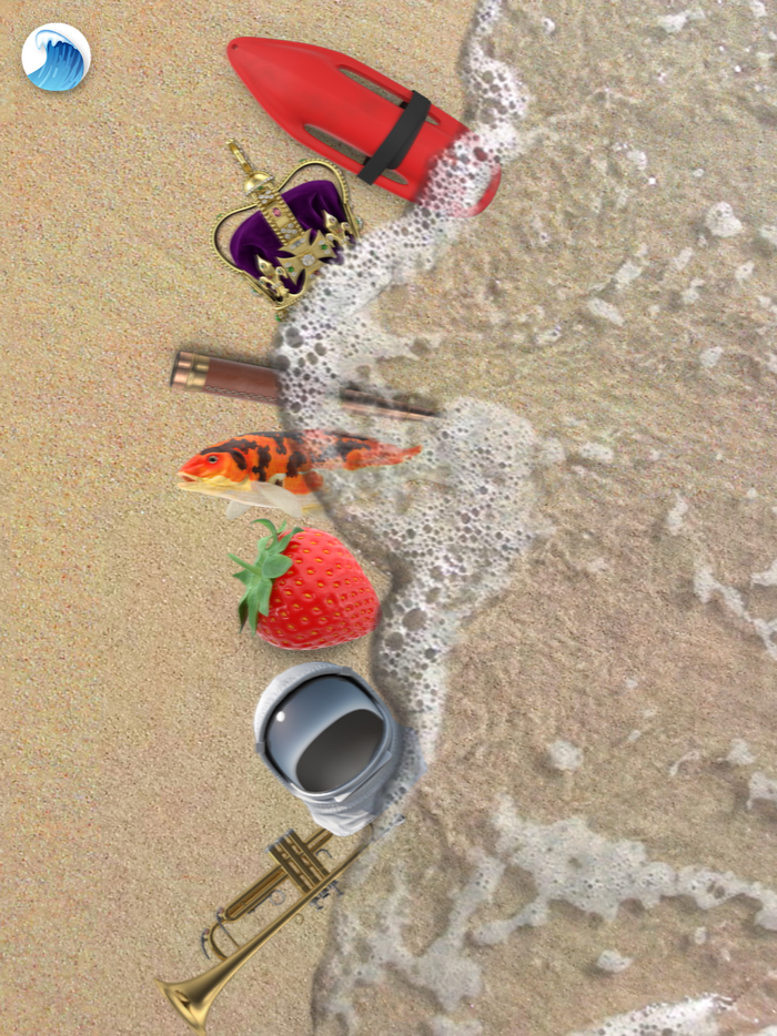 Sand Draw Beach Wave Art Game