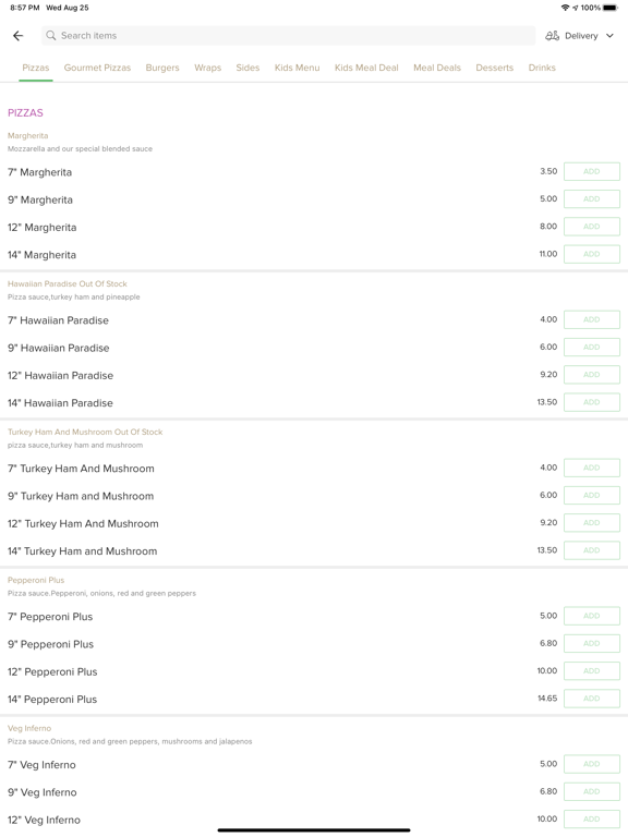 Screenshot #6 pour Sw Pizza's