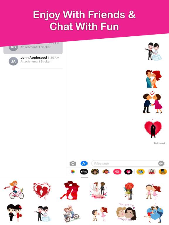 Screenshot #4 for Love Face Stickers