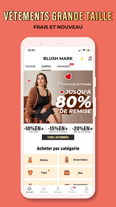 Blush Mark: Vêtements de fille Blush Mark: Vêtements de fille