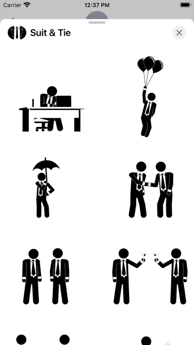 Suit & Tie Animated Emotes Screenshot