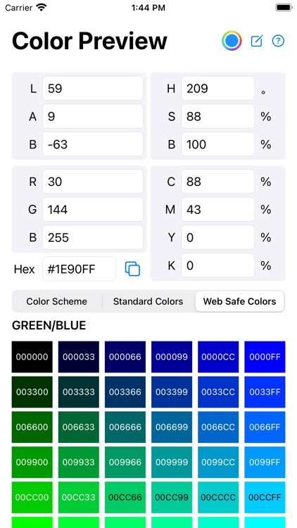 Color Preview - Color Picker