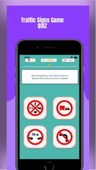 Road Signs: DMV permit test Screenshot