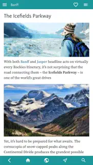 banff & canada's rockies guide iphone screenshot 2