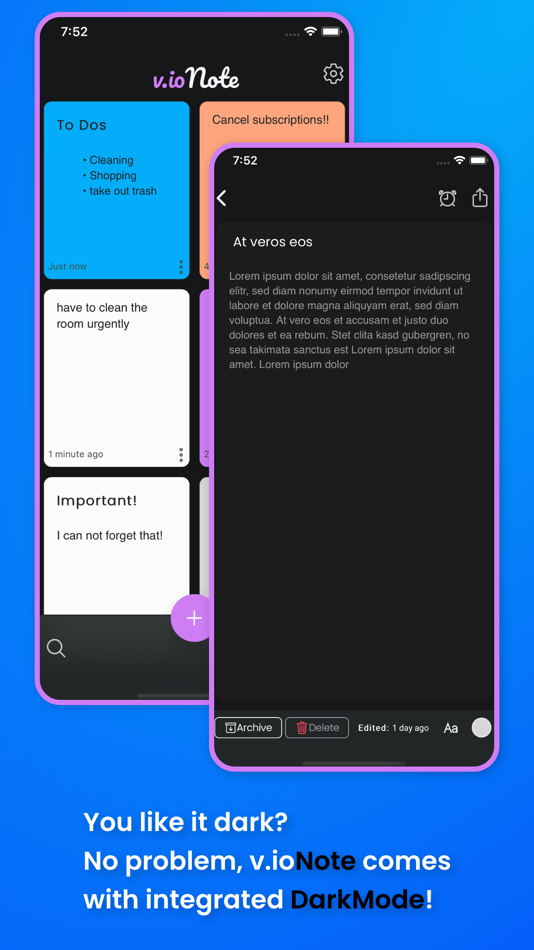 #5. v.ioNote - notes and reminders (iOS) 由: vulper.io UG (haftungsbeschrankt)
