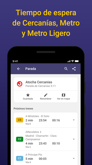 Madrid Bus Metro Cercanías Screenshot