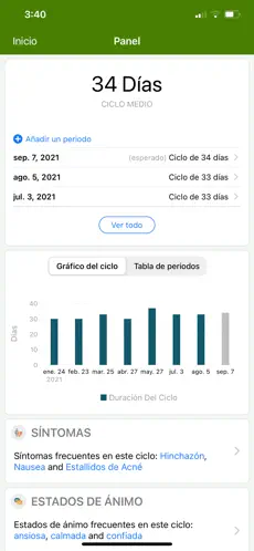 Captura 6 Alerta de Período Lite iphone