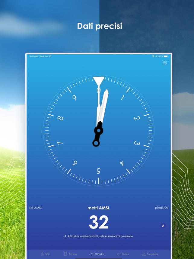 Barometro e altimetro precisi su App Store