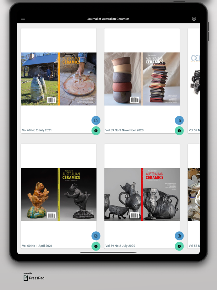 Journal of Australian Ceramics